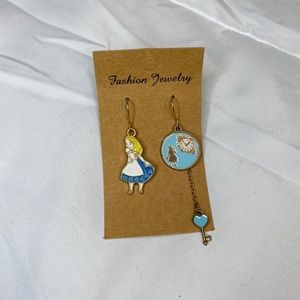 Alice in Wonderland Earrings - NWT